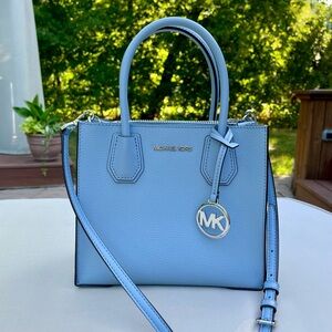 Michael Kors Sky Blue Satchel